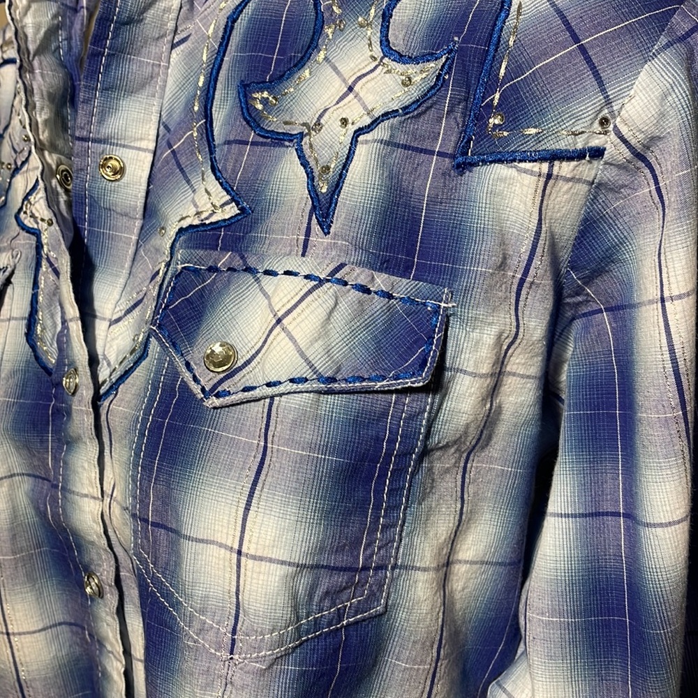 Tired heart, women’s, cow girl shirt - Picture 11 of 13